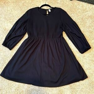 NWOT Old Navy Women’s Large petite long-sleeve little black mini Dress